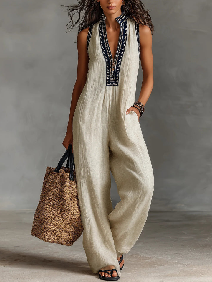 Isabella | Embroidered Jumpsuit