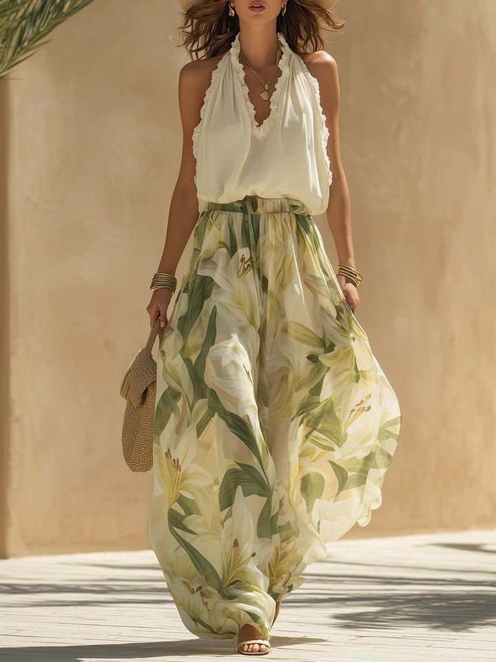 Aurelia | Floral Skirt Set