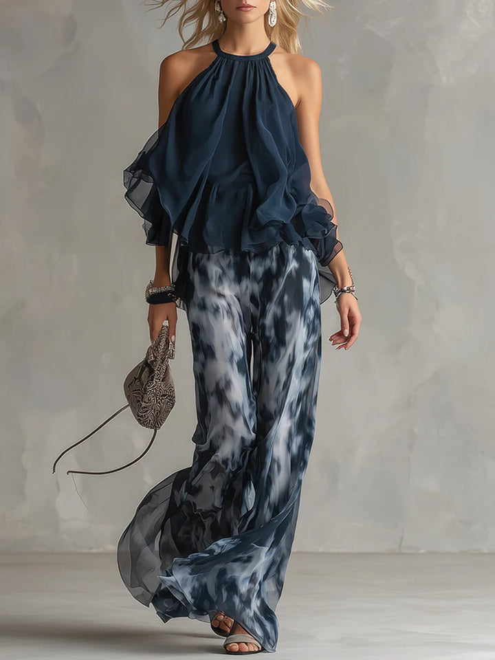 Naomi | Ruffle Trouser Set