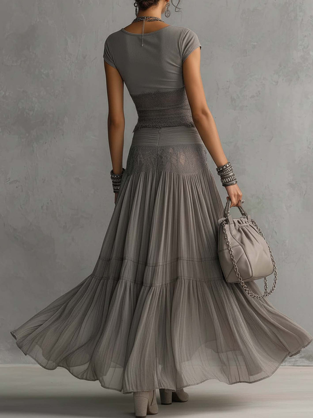Elena | Bohemian Skirt Set