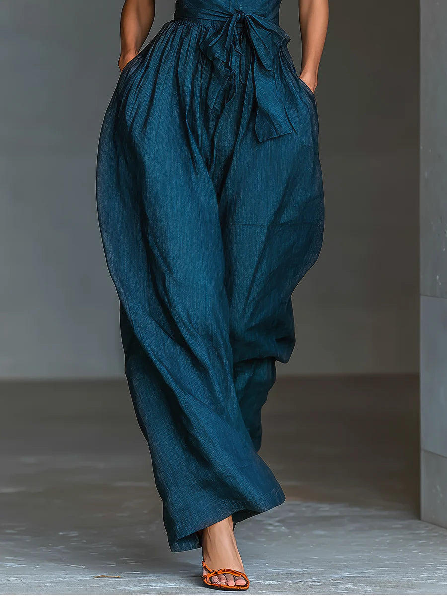 Celeste | Cross Halter Jumpsuit