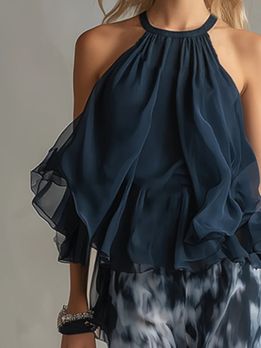 Naomi | Ruffle Trouser Set