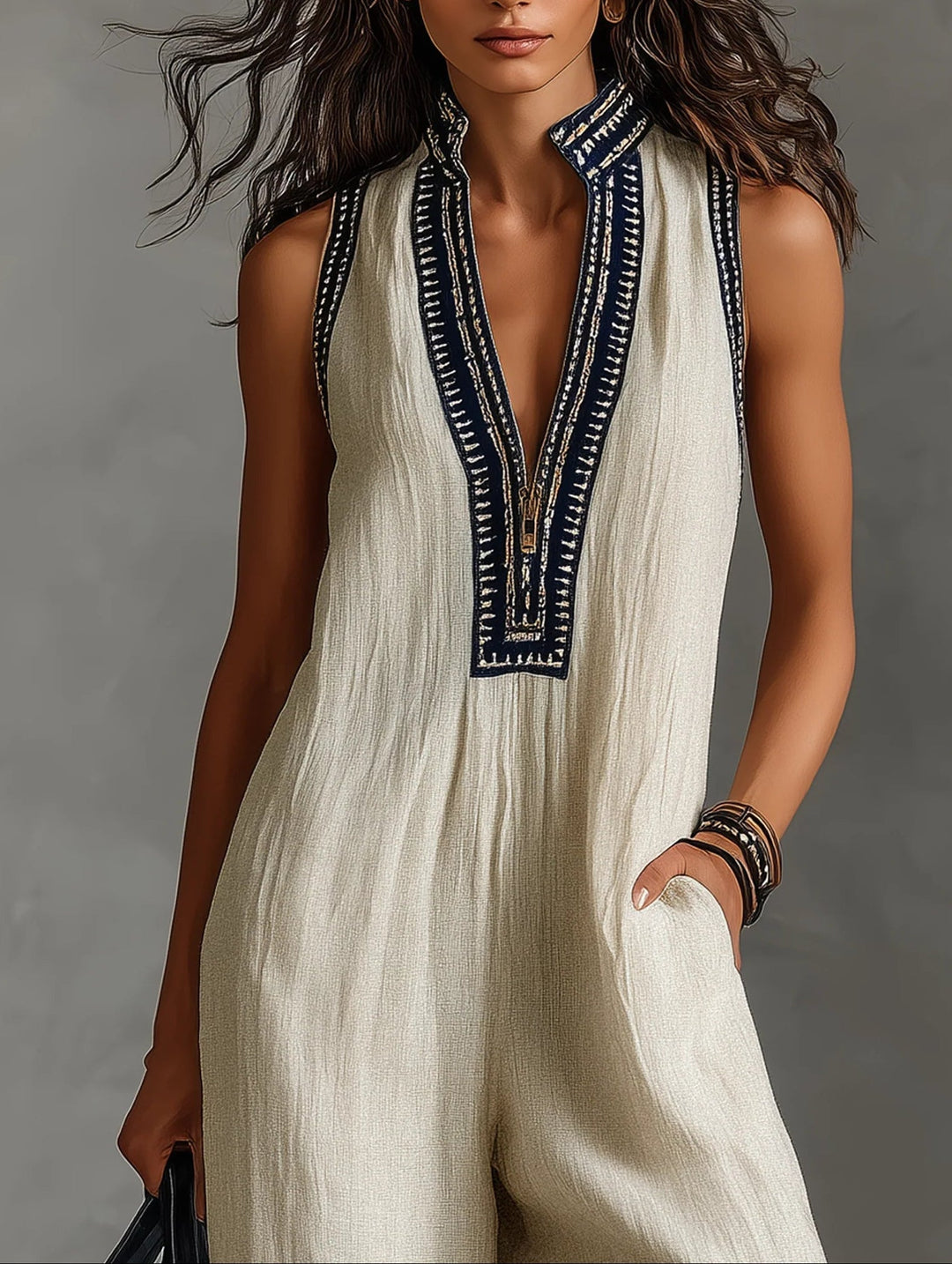 Isabella | Embroidered Jumpsuit