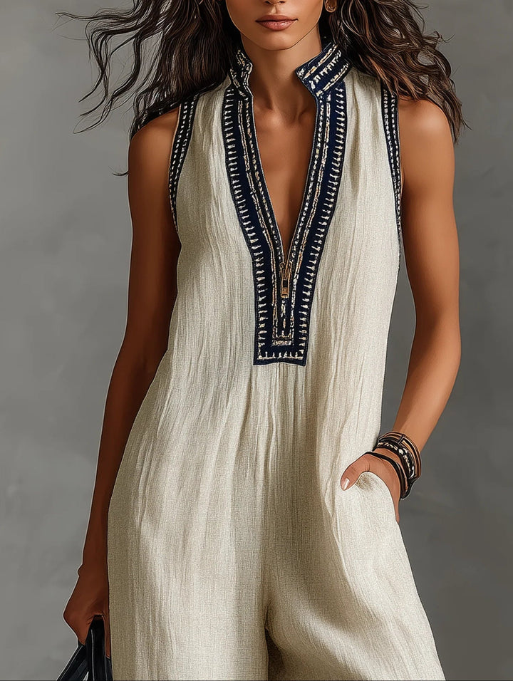 Isabella | Embroidered Jumpsuit