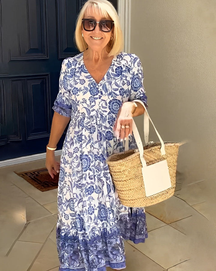 Diane | Floral Midi Dress
