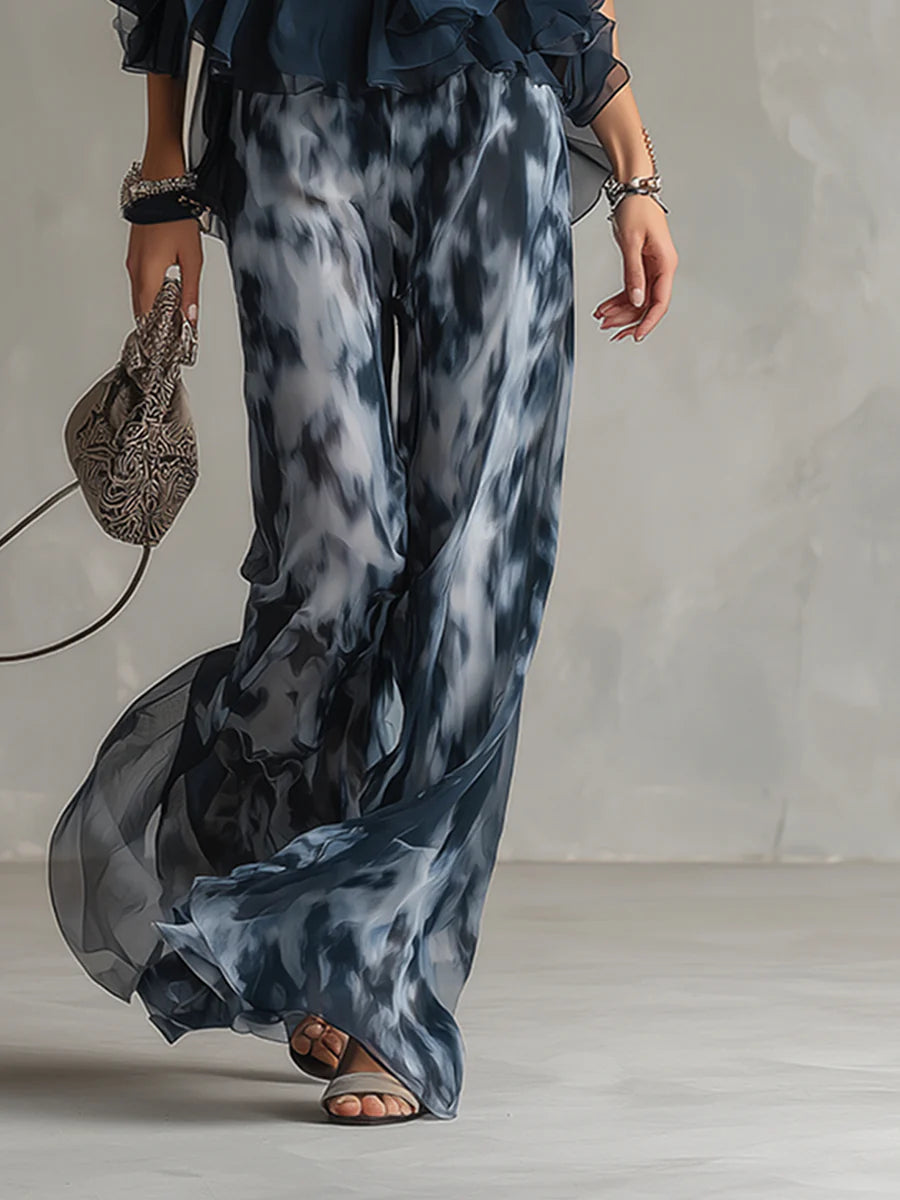 Naomi | Ruffle Trouser Set
