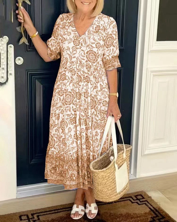 Diane | Floral Midi Dress