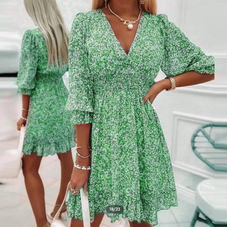 Camilla | Smocked Floral Dress