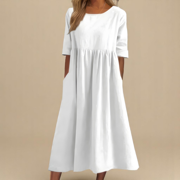 Eleanor | Gathered Pocket Dress
