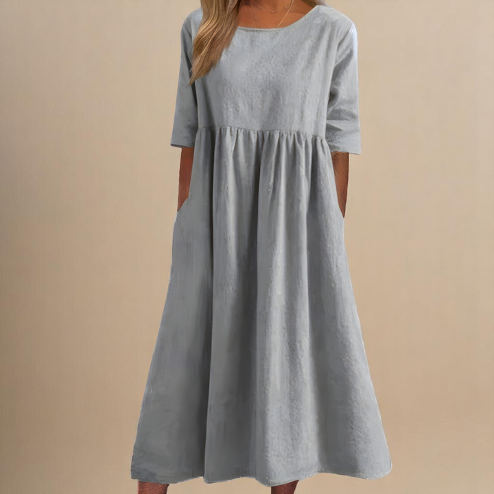 Eleanor | Gathered Pocket Dress
