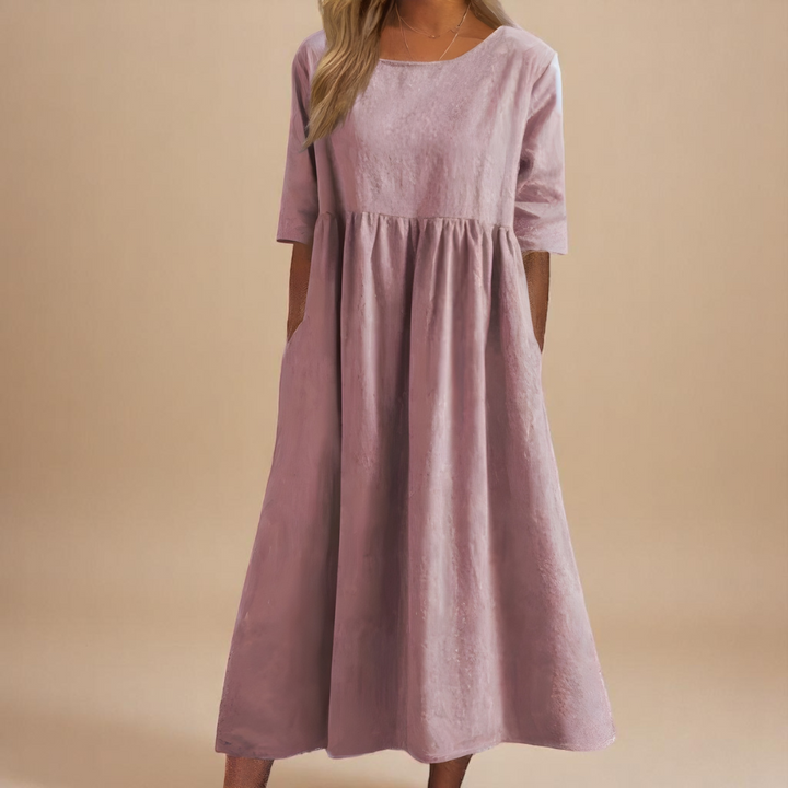 Eleanor | Gathered Pocket Dress
