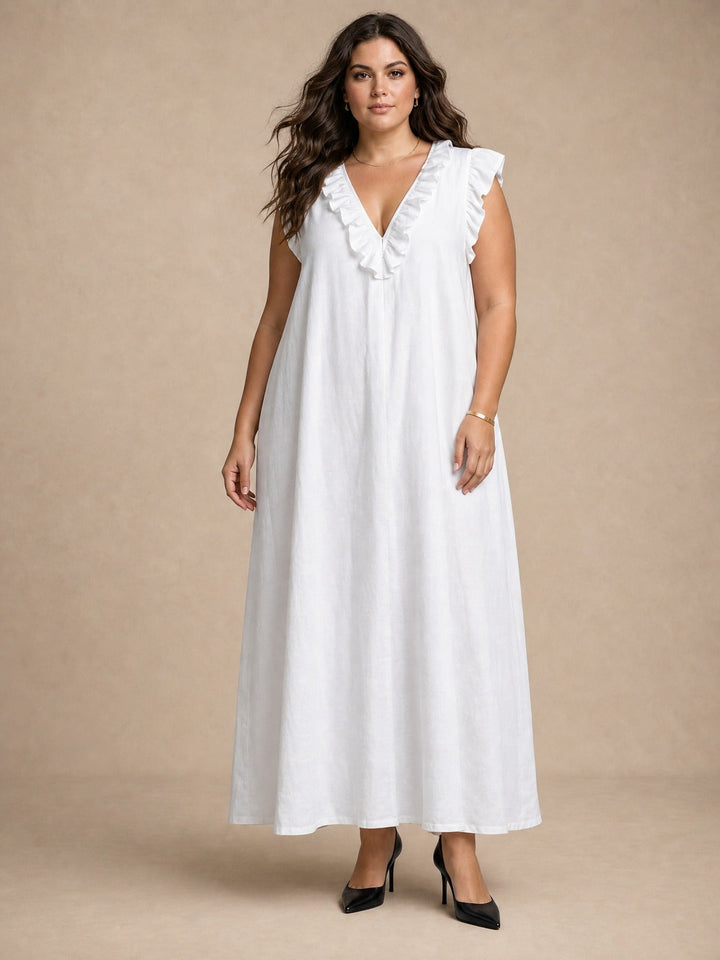 Rosalie | Ruffle Maxi Dress