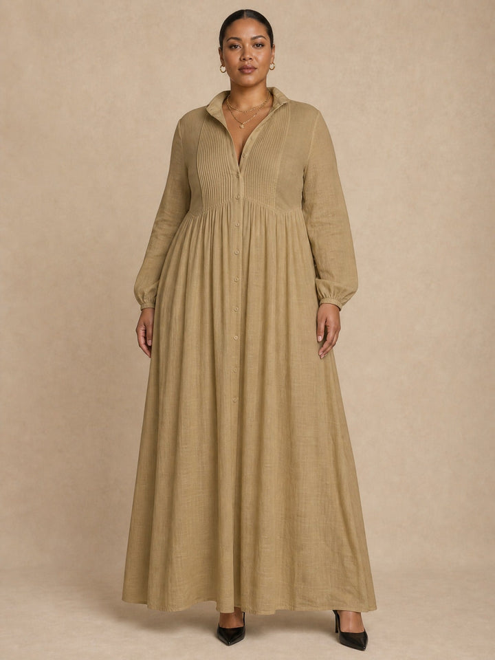 Matilda | Pleated Maxi Dress