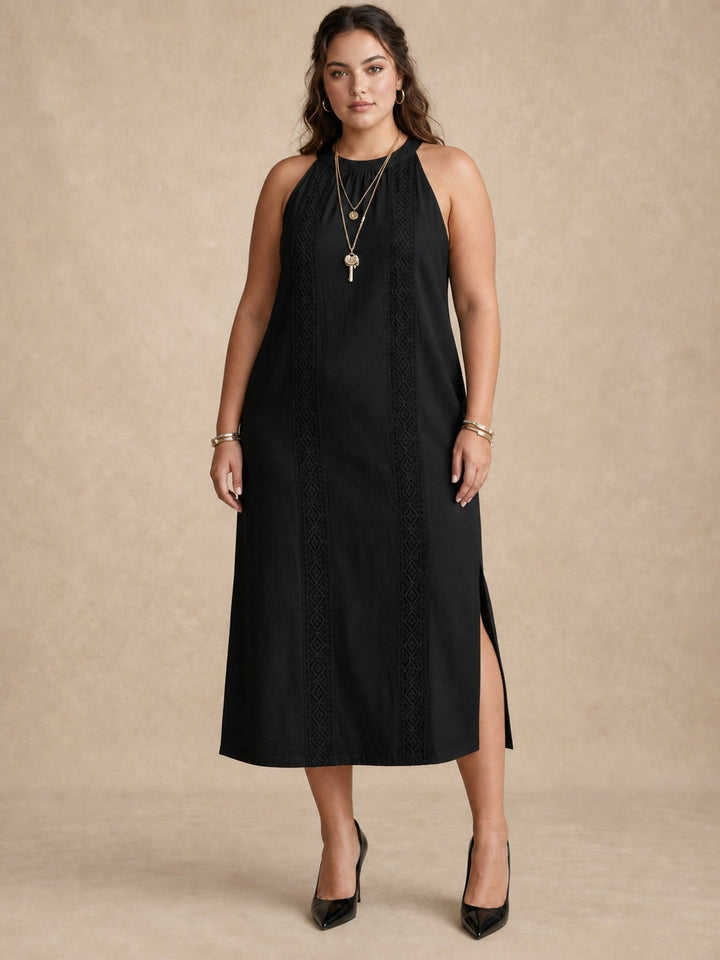 Naomi | Embroidered Midi Dress