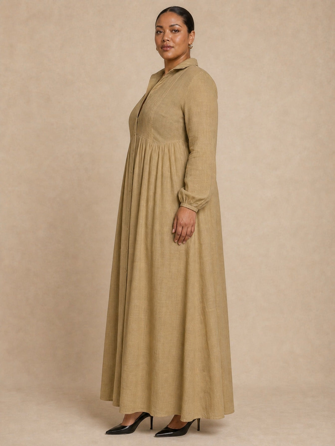 Matilda | Pleated Maxi Dress