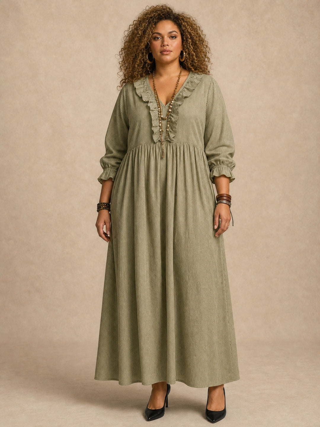 Claudia | Ruffle Maxi Dress