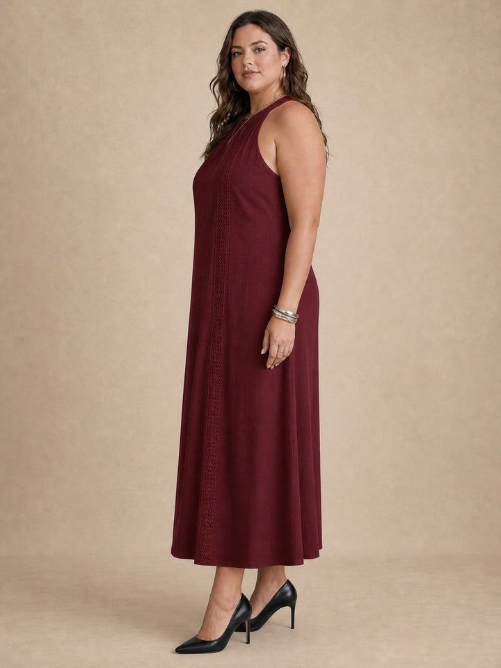 Elara | Embroidered Midi Dress