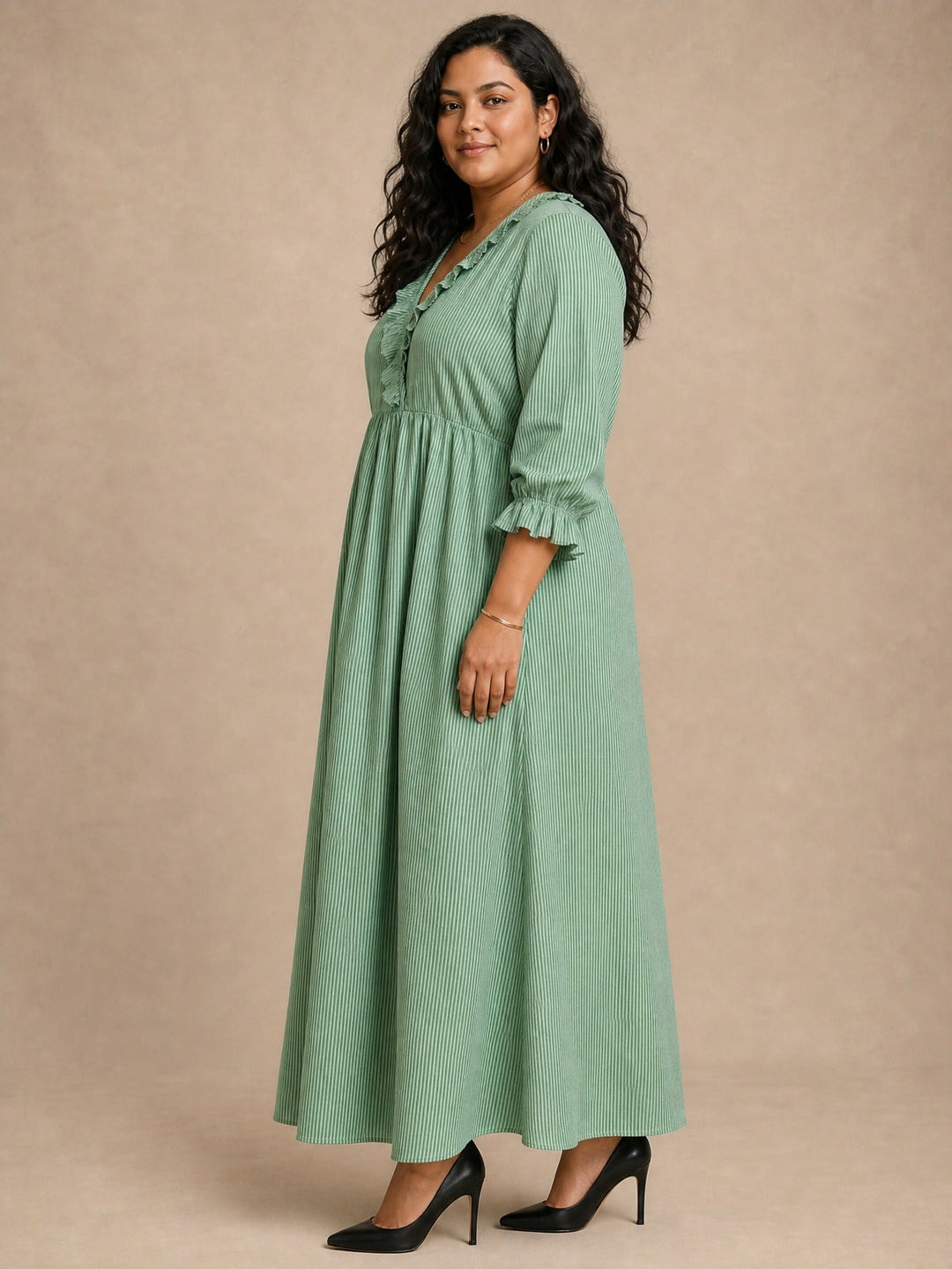 Claudia | Ruffle Maxi Dress