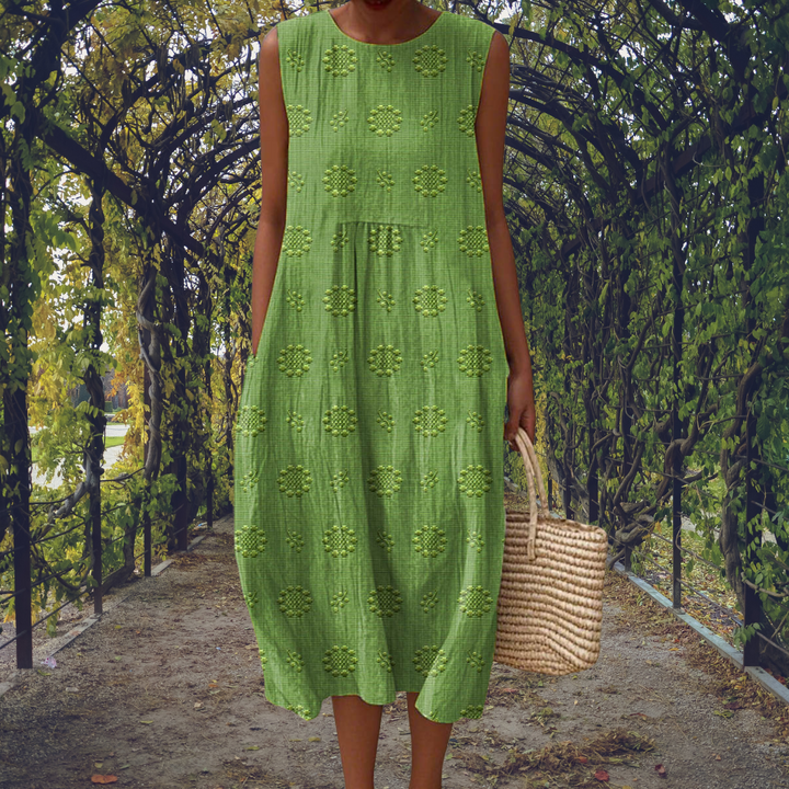 Agnes | Embroidered Pocket Dress