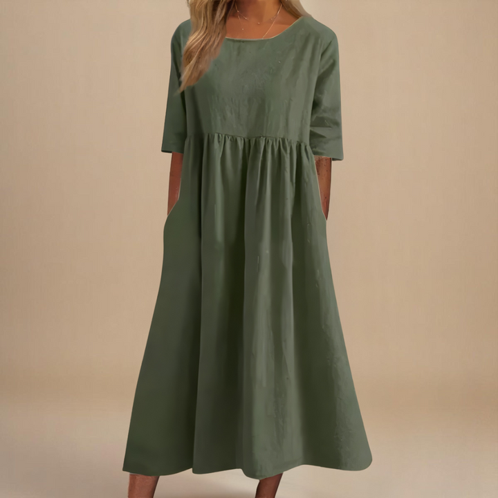 Eleanor | Gathered Pocket Dress