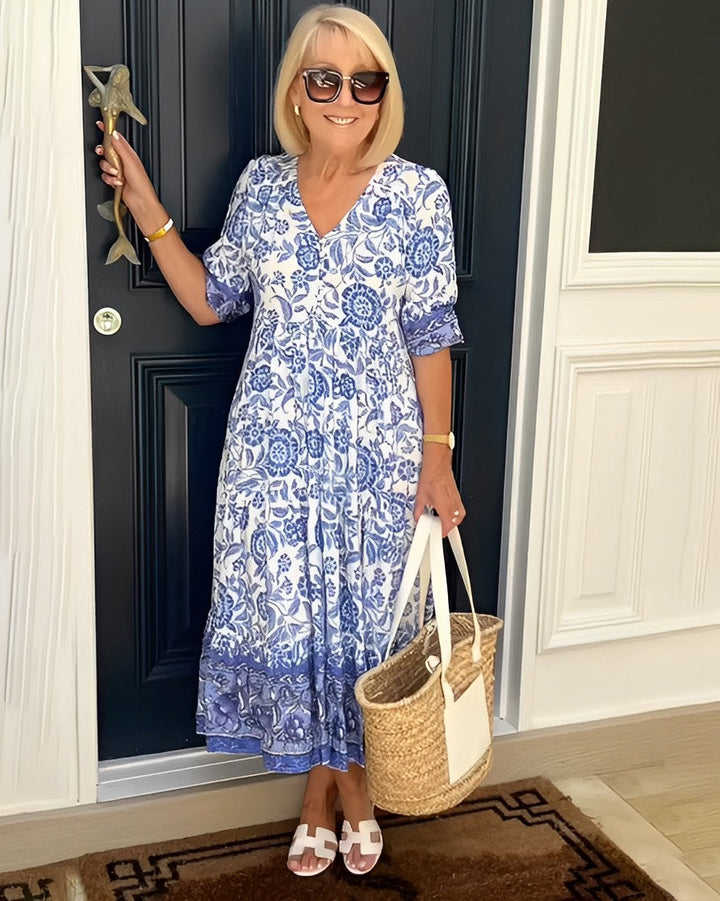 Diane | Floral Midi Dress