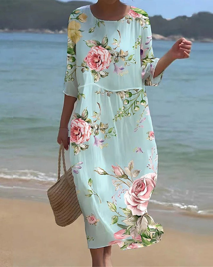 Marianne | Floral Beach Dress