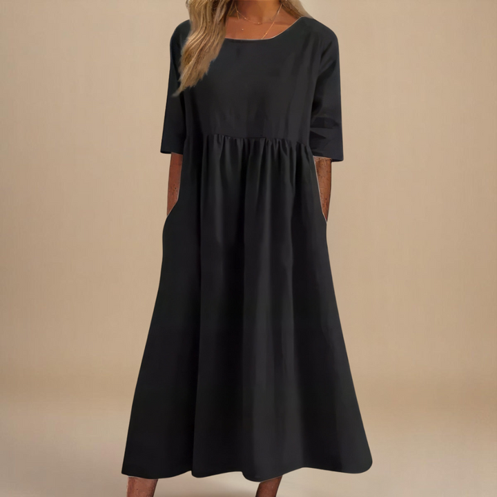 Eleanor | Gathered Pocket Dress