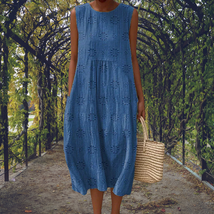 Agnes | Embroidered Pocket Dress