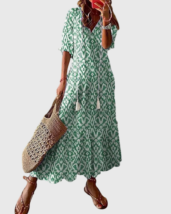Helena | Tassel Maxi Dress