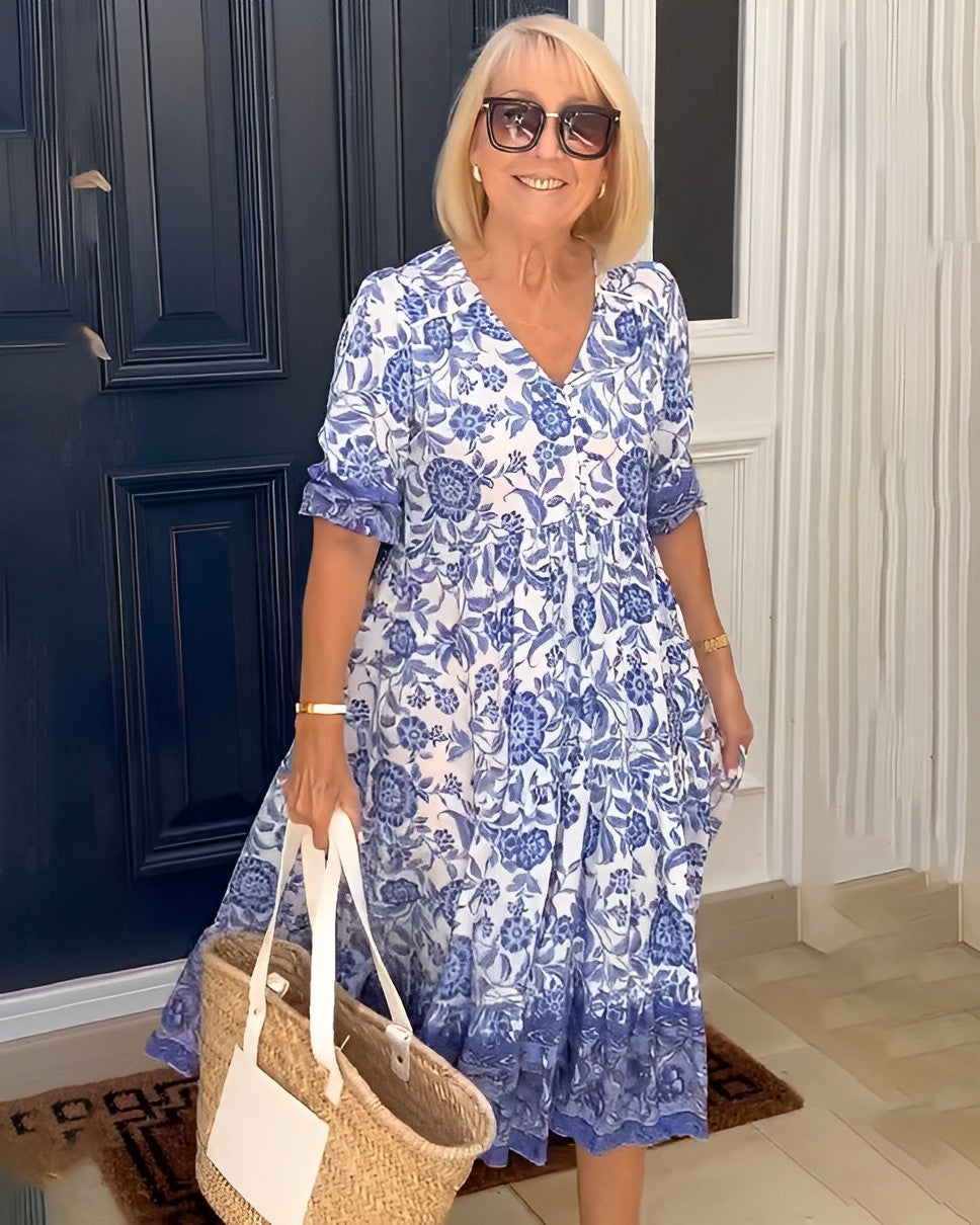 Diane | Floral Midi Dress