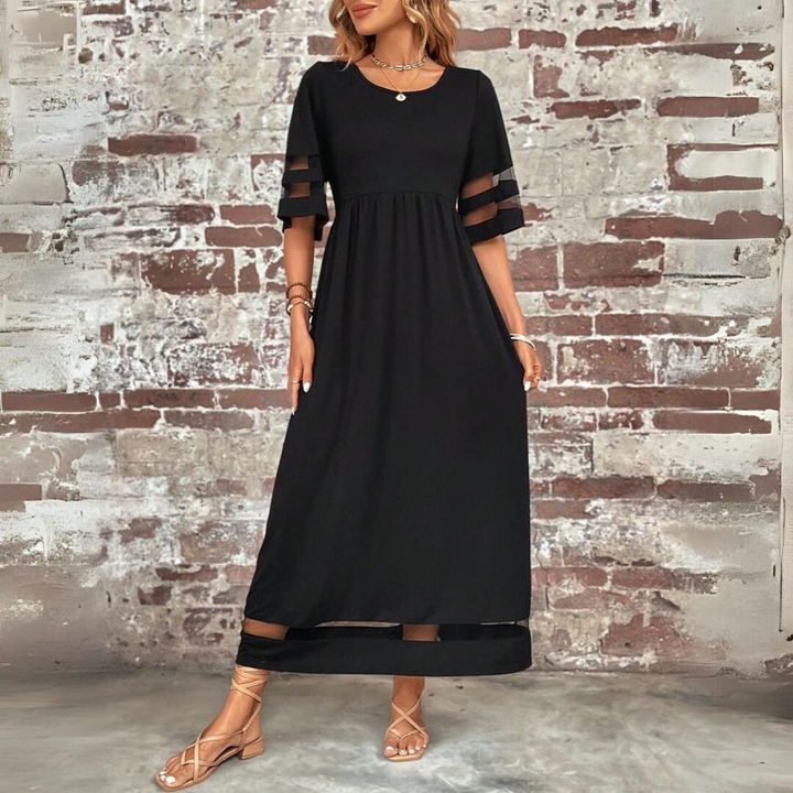 Marlene | Mesh Panel Dress