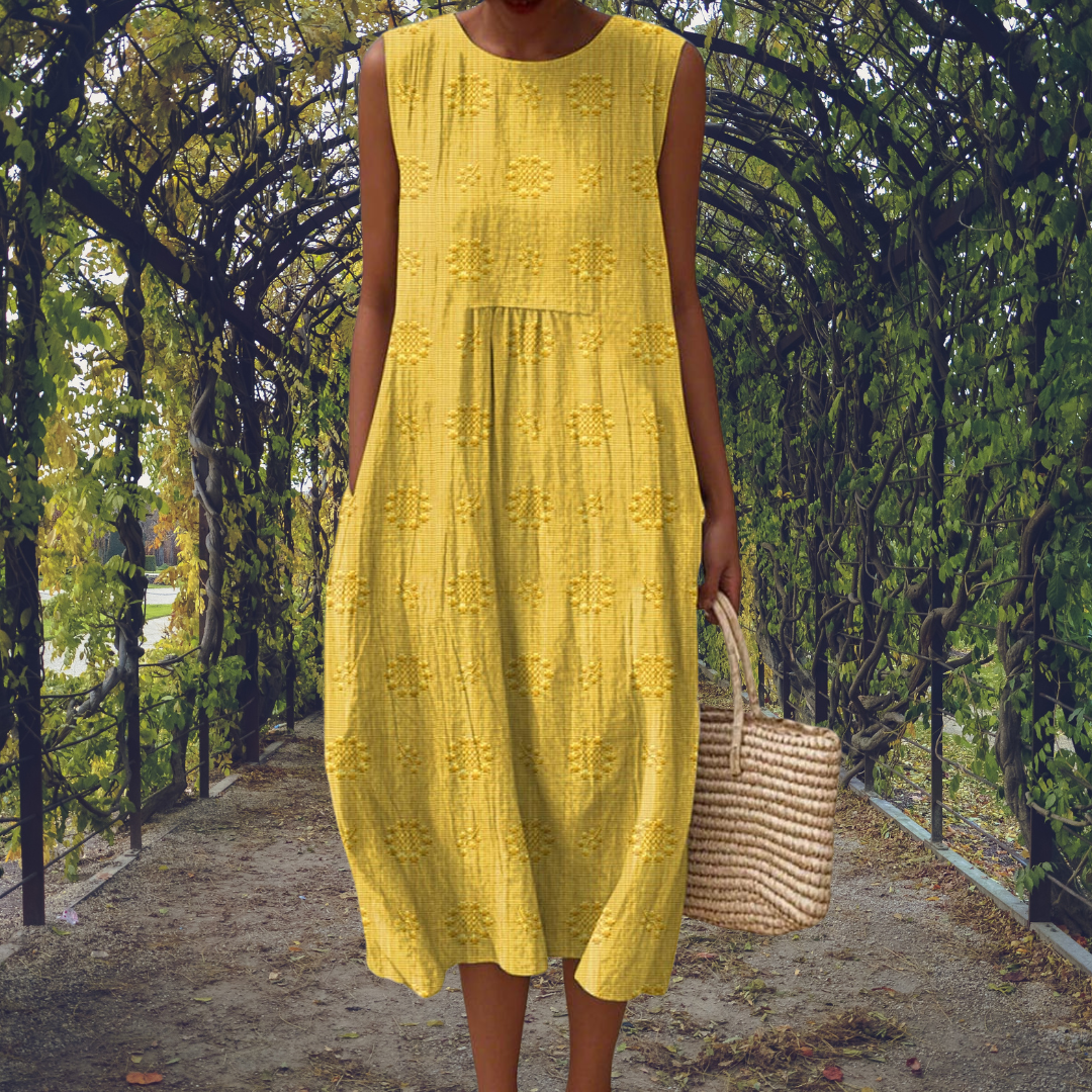 Agnes | Embroidered Pocket Dress