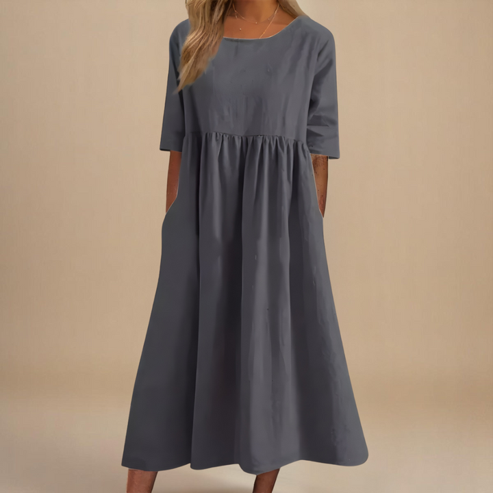 Eleanor | Gathered Pocket Dress