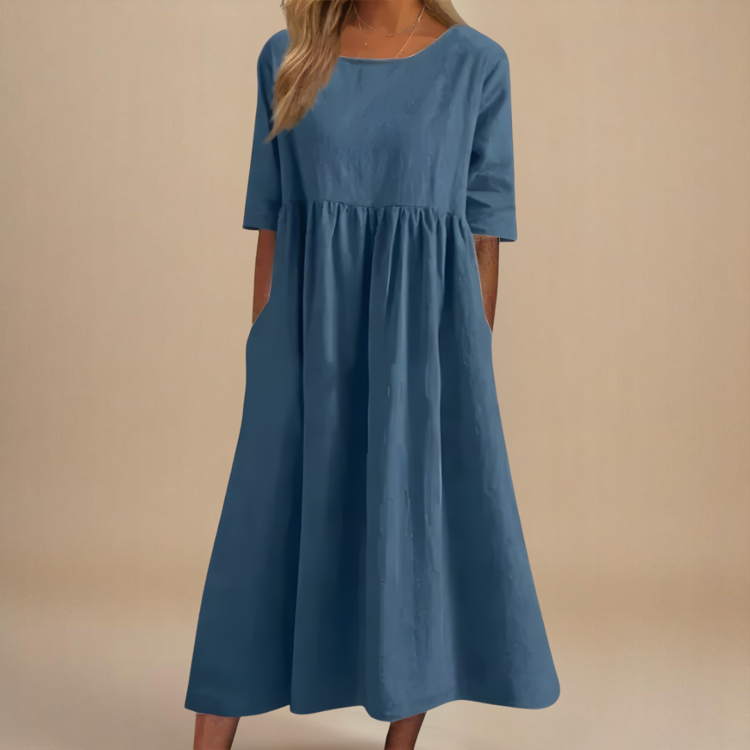 Eleanor | Gathered Pocket Dress