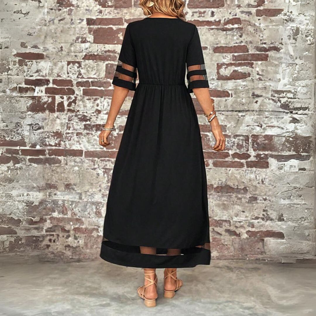 Marlene | Mesh Panel Dress