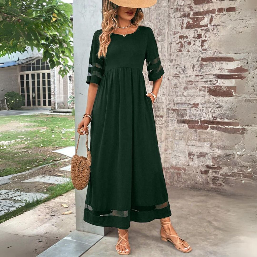 Marlene | Mesh Panel Dress