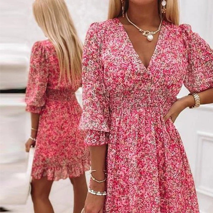 Camilla | Smocked Floral Dress