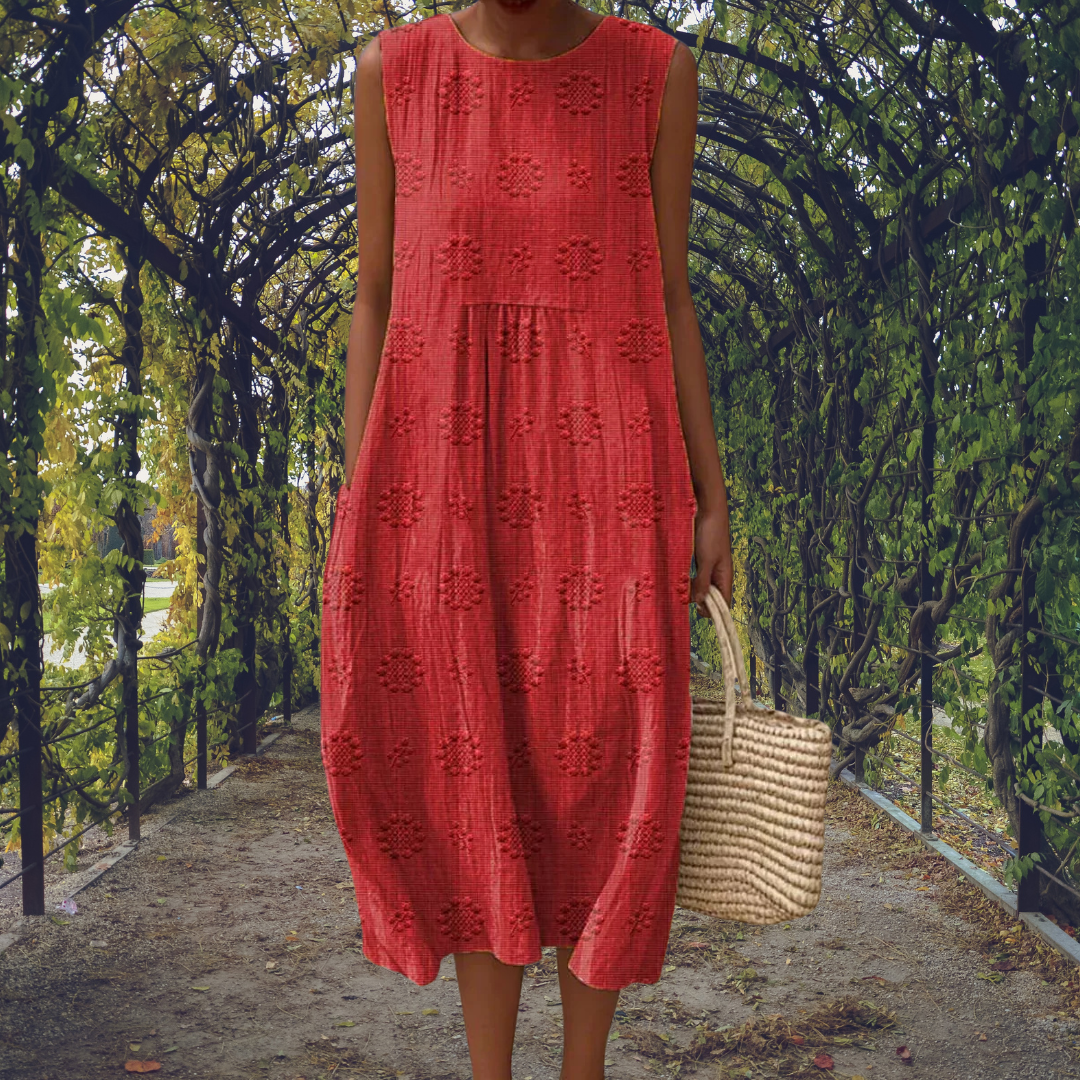 Agnes | Embroidered Pocket Dress
