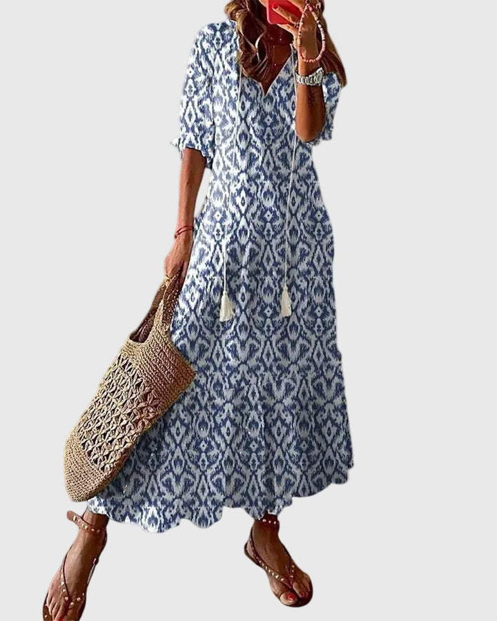 Helena | Tassel Maxi Dress
