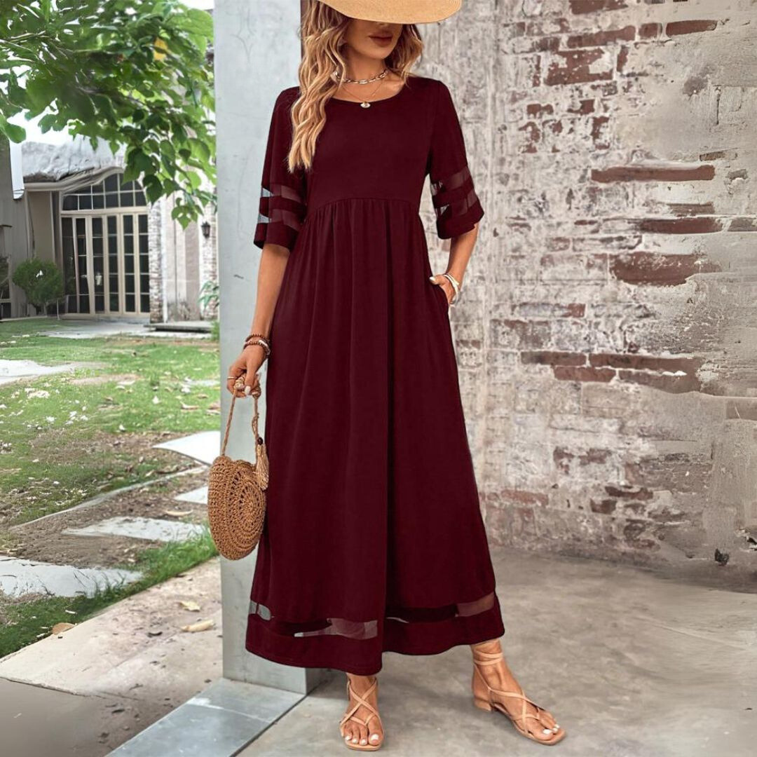 Marlene | Mesh Panel Dress