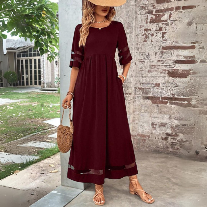 Marlene | Mesh Panel Dress