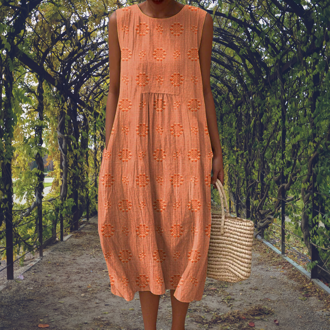 Agnes | Embroidered Pocket Dress