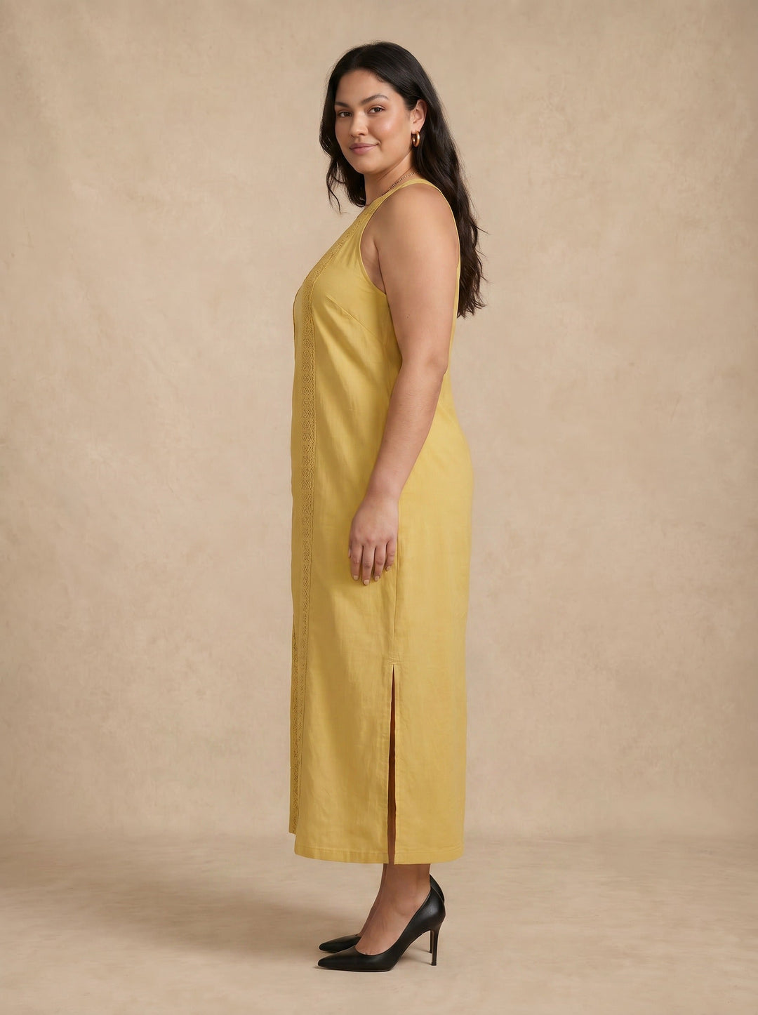 Liora | Embroidered Midi Dress