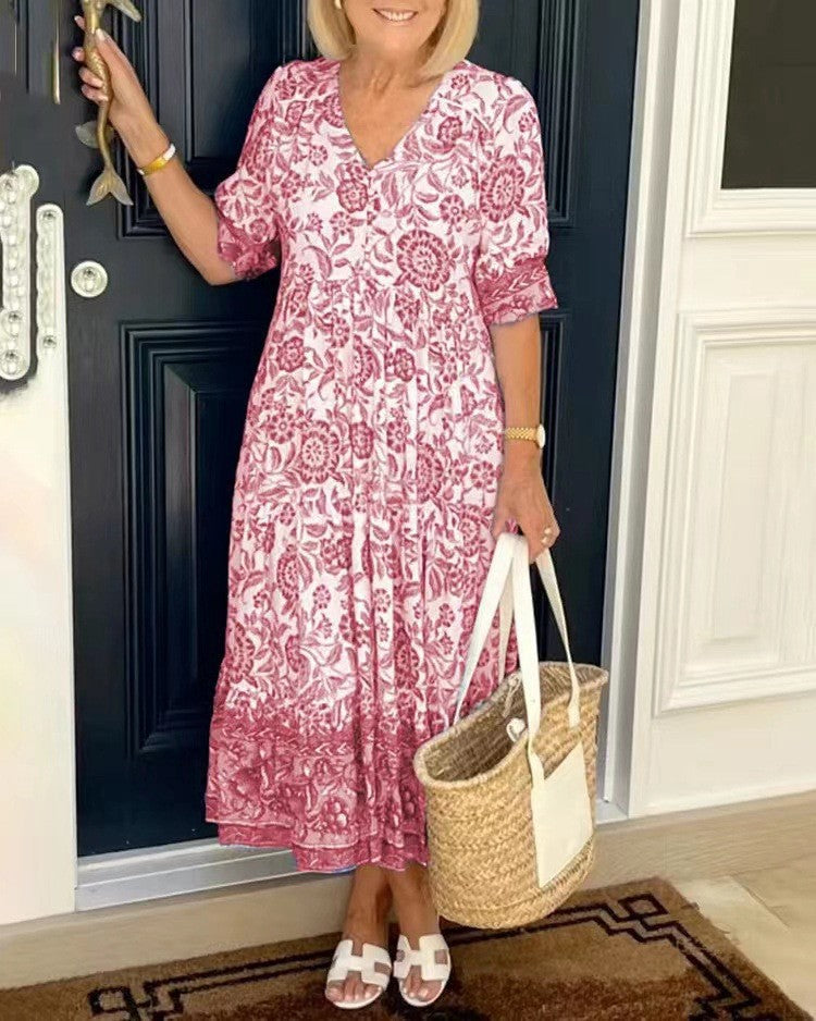 Diane | Floral Midi Dress