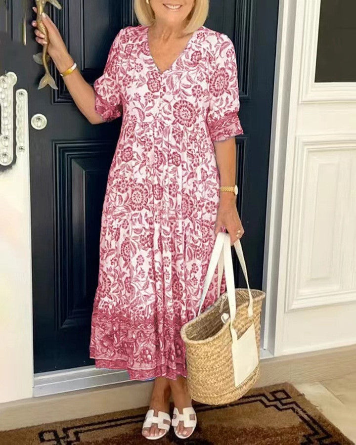 Diane | Floral Midi Dress
