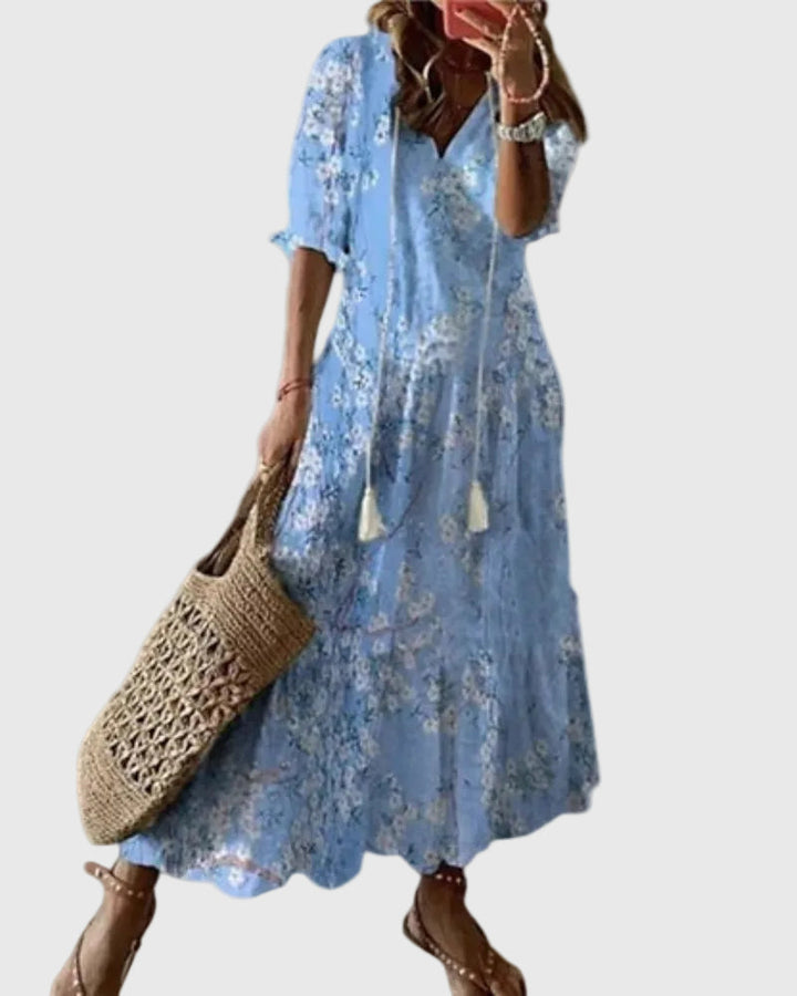 Helena | Tassel Maxi Dress