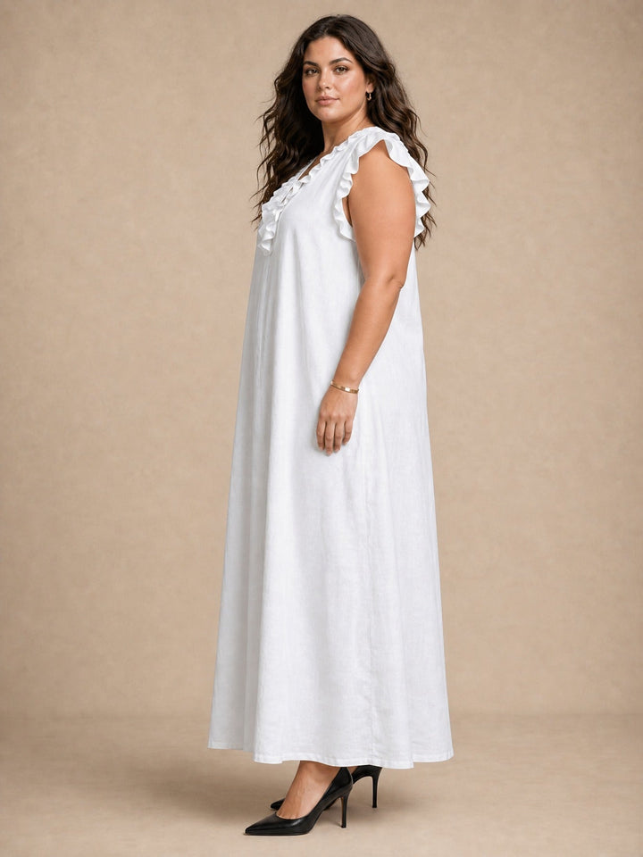 Rosalie | Ruffle Maxi Dress