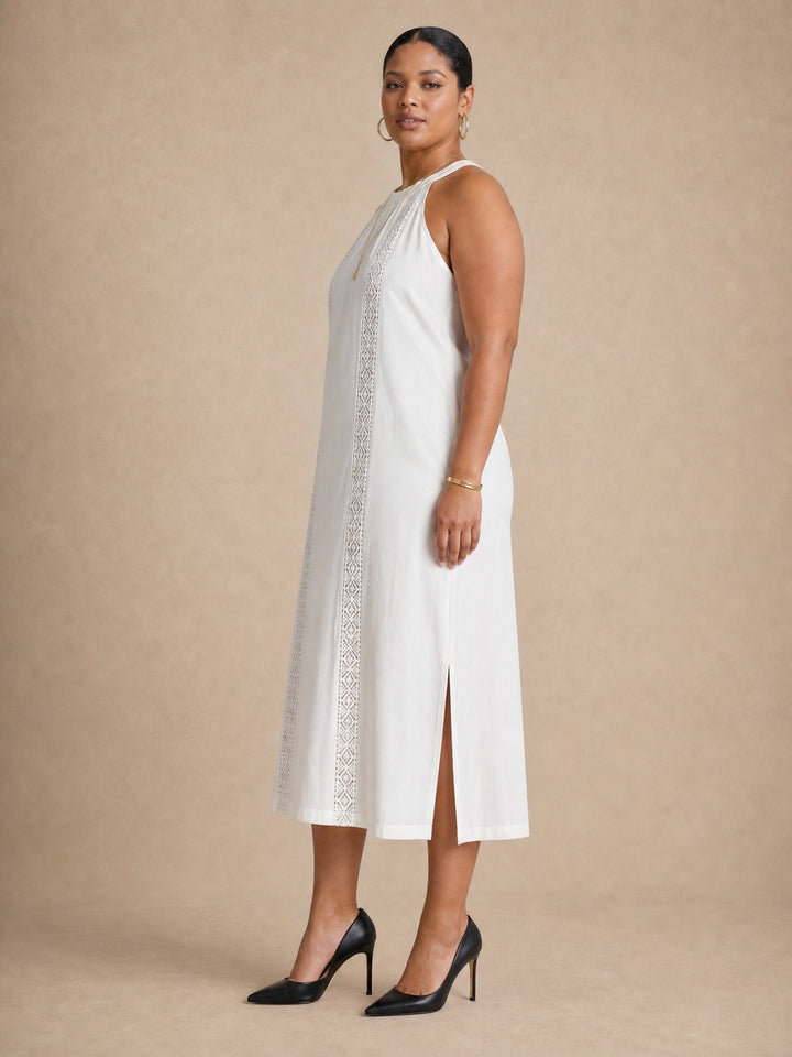 Isabelle | Embroidered Midi Dress