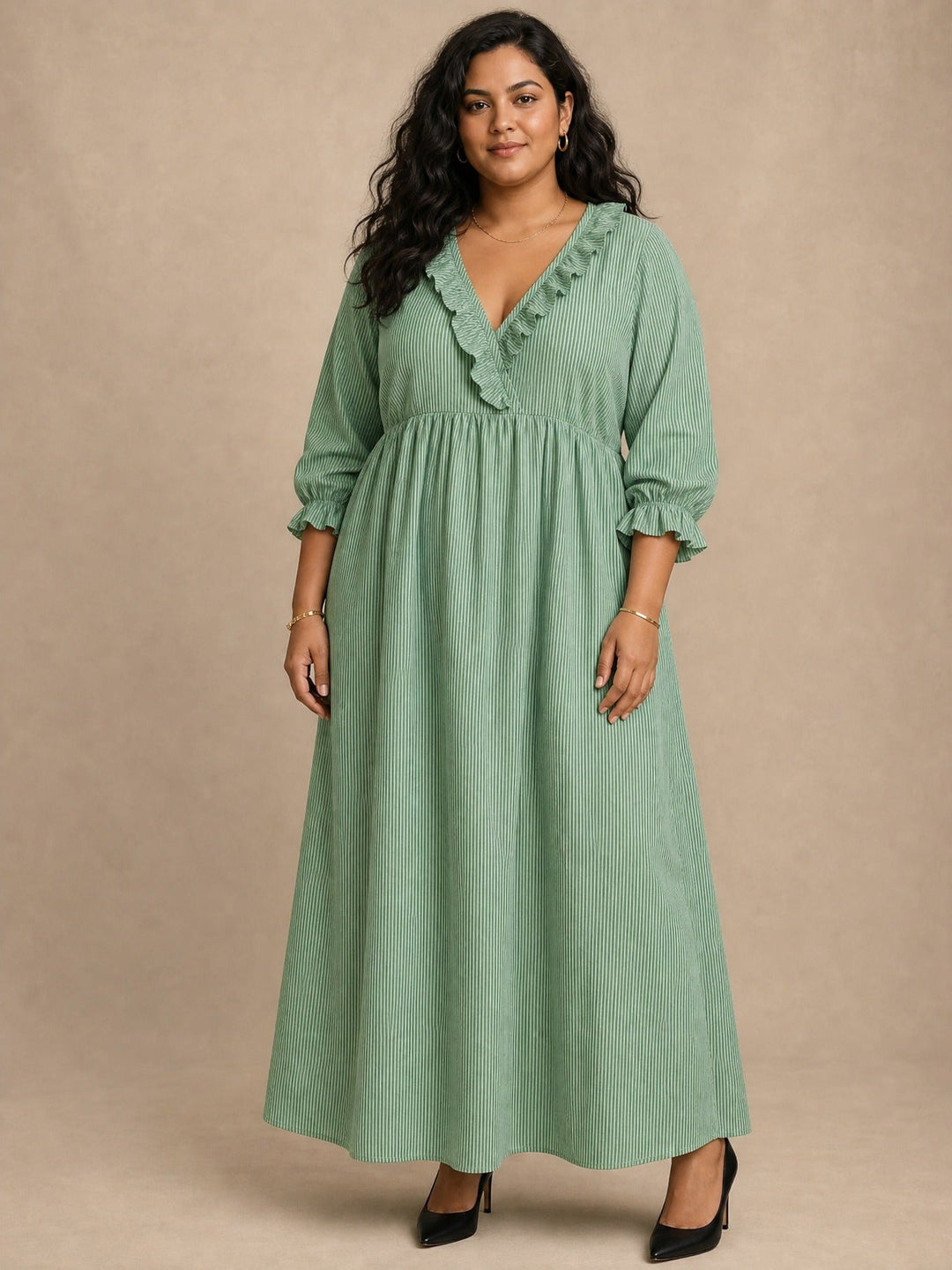 Claudia | Ruffle Maxi Dress