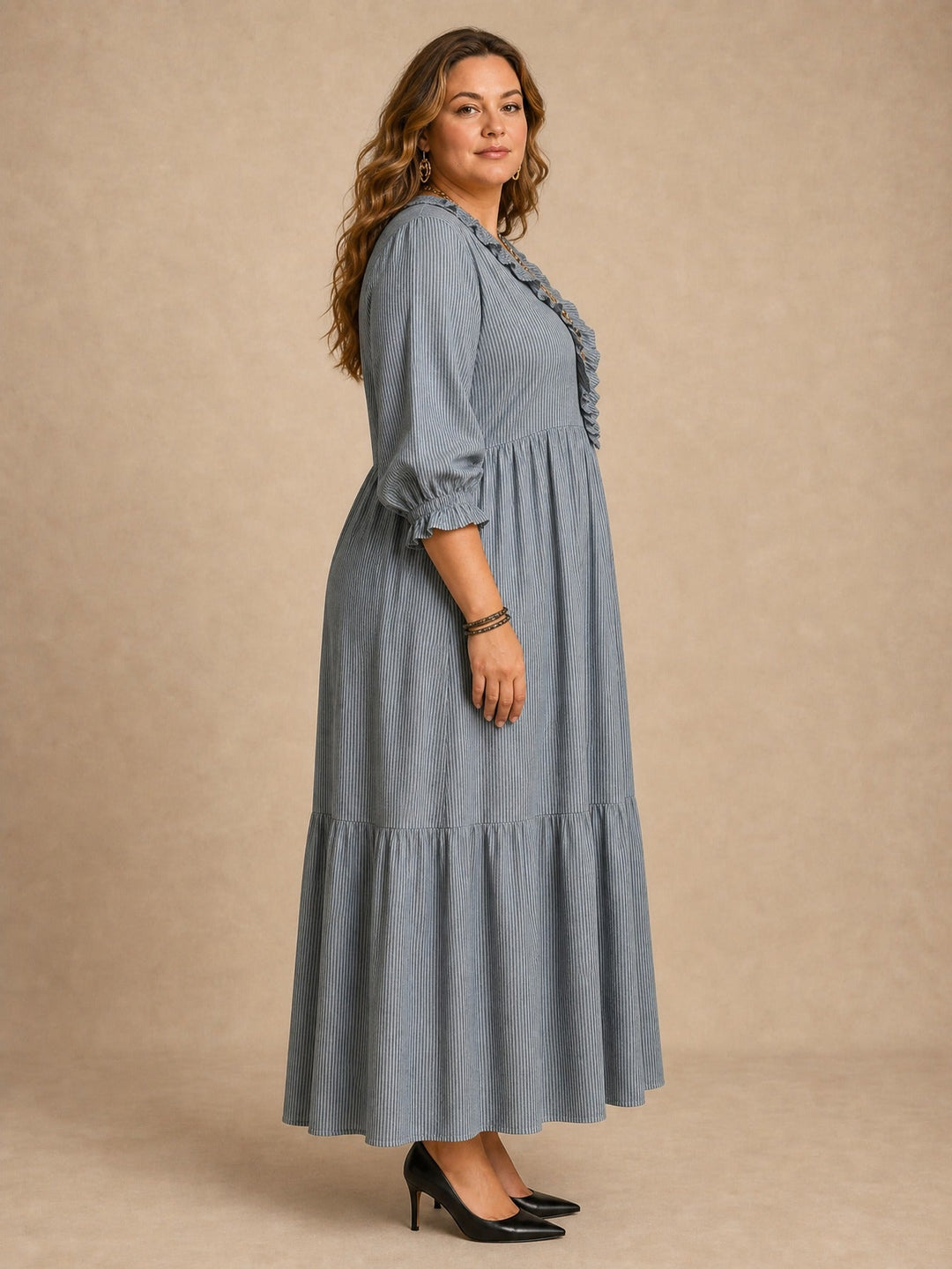 Claudia | Ruffle Maxi Dress